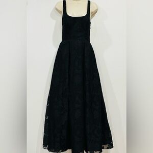 Azazie Elegant Black Open Back Dress